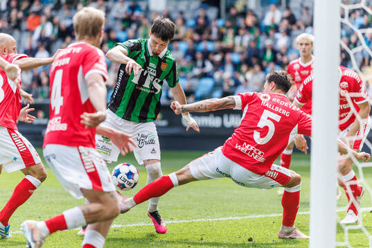 GAISs Samuel Salter och Kalmars Melker Hallberg