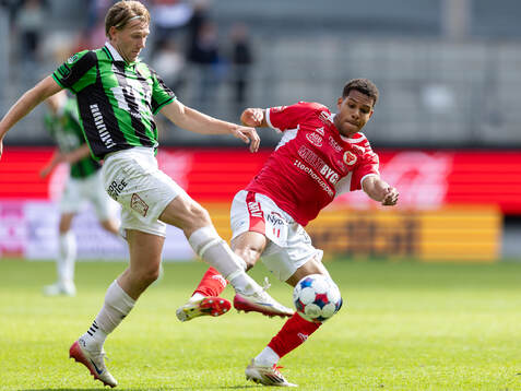 GAIS August Wängberg och Kalmars Anthony Olusanya