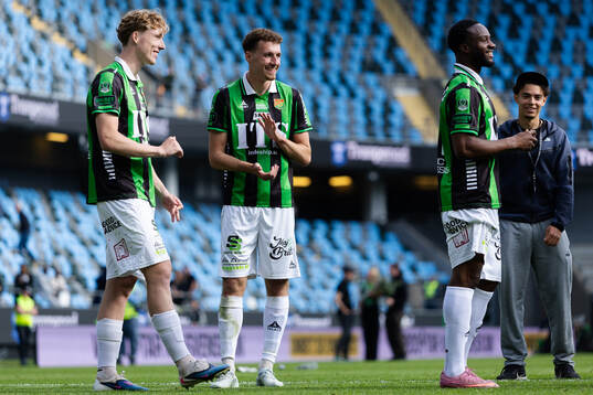 GAIS Filip Beckman, Anes Cardaklija och Shalom Ekong