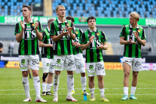 GAIS Oskar Ågren, Henry Sletsjøe, Matteo De Brienne och