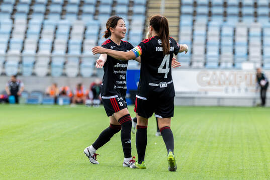 Piteås Shiho Matsubara jublar