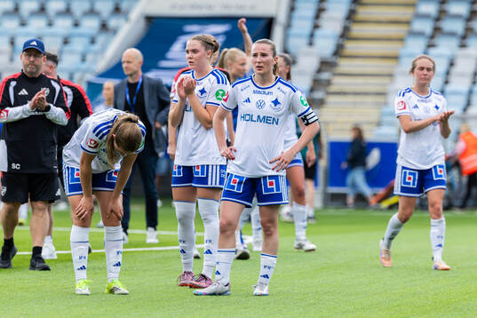 IFK Norrköpings Carrie Jones deppar