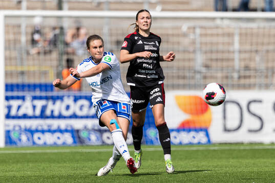 IFK Norrköpings Fanny Andersson och Piteås Alexandra