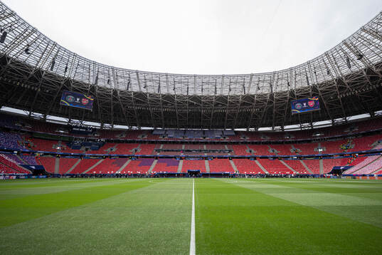 Interior view of Puskas Arena