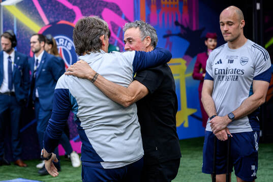 Coach Luis Enrique of Paris Saint-Germain