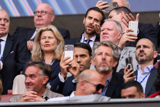 Karl-Erik Nilsson in the stands