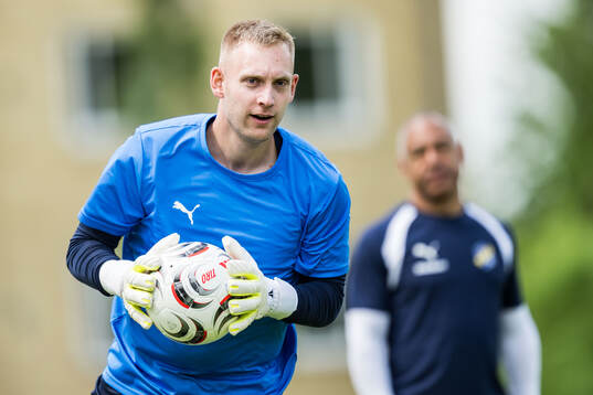 Eskilsminnes målvakt Ian Pettersson