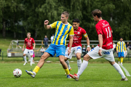 Eskilsminnes André Gustafson och Trelleborgs Sebastian