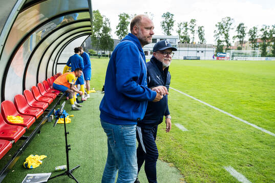 Trelleborgs tränare Andreas Granqvist och Eskilsminnes