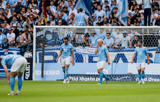 Malmö FFs Andrej Djuric, Otto Rosengren och Gabriel