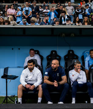 Malmö FFs assisterande tränare Mario Chavez, tränare