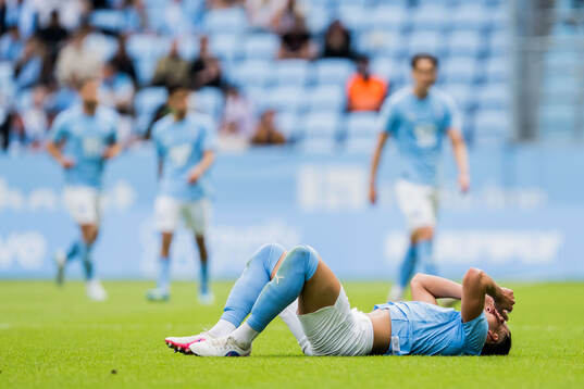 Malmö FFs Andrej Djuric deppar