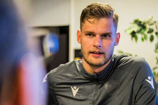 Halmstads målvakt Tim Rönning