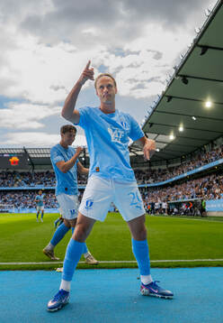 Malmö FFs Erik Botheim jublar