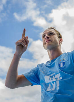 Malmö FFs Erik Botheim jublar