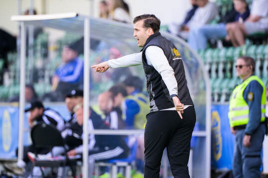 Sandvikens huvudtränare Baran Coskun