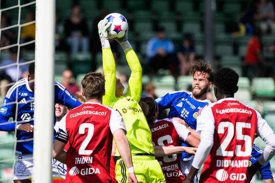 Sandvikens målvakt Otto Lindell