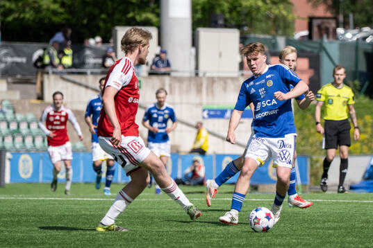 Sandvikens Viggo van der Laan och GIF Sundsvalls Jeremiah
