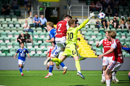 Sandvikens målvakt Otto Lindell