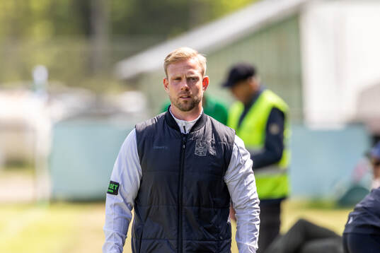 Varbergs tränare Victor Salwén