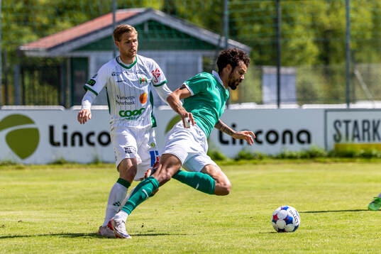 Varbergs Anton Thorsson och Ljungskiles Isaac Shears