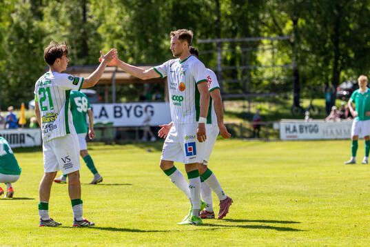 Varbergs spelare jublar