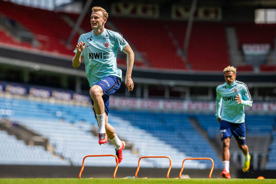 Sondre Langås of the Norwegian national football team