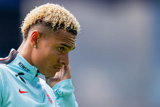 Antonio Nusa of the Norwegian national football team