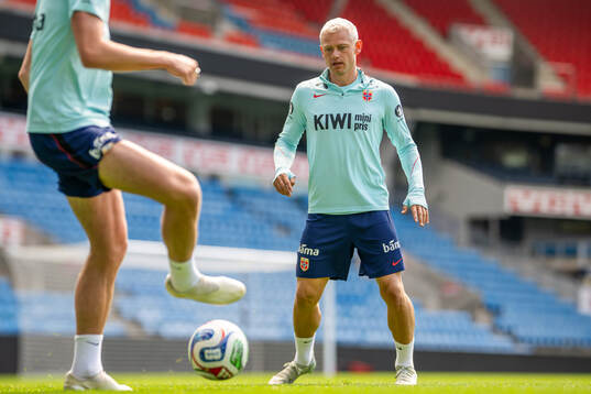Julian Ryerson of the Norwegian national football team