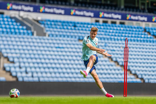 Alexander Sørloth of the Norwegian national football team