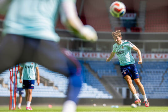 Sander Berge of the Norwegian national football team