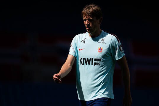 Sander Berge of the Norwegian national football team