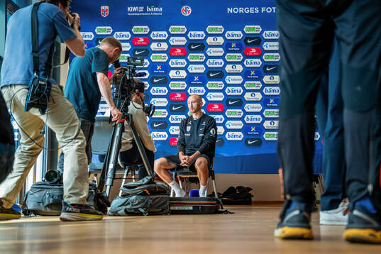 Fredrik Aursnes of the Norwegian national football team