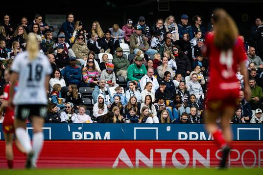 Spectators in the stands