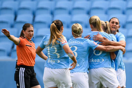 Malmö FFs Nellie Lilja jublar