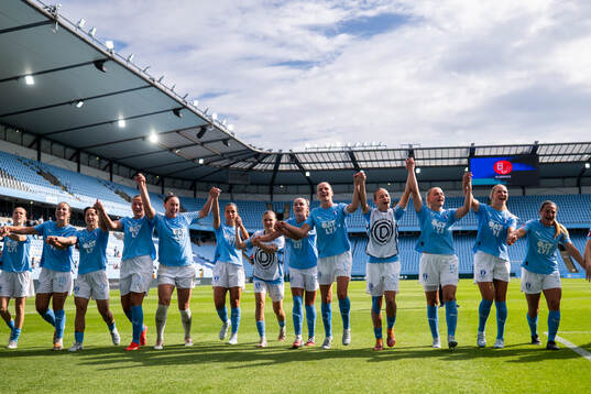 Malmö FFs spelare jublar