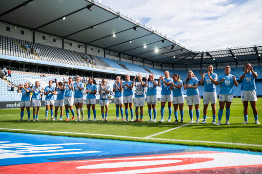 Malmö FFs spelare jublar