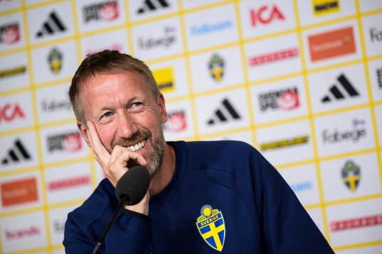 Head coach Graham Potter of the Swedish national football