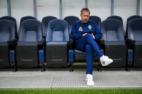 Head coach Graham Potter of the Swedish national football