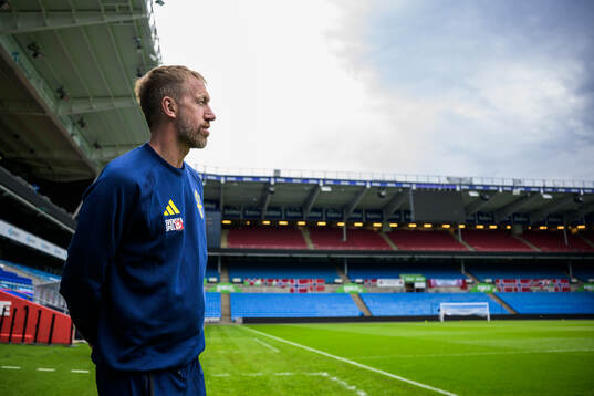 Head coach Graham Potter of the Swedish national football