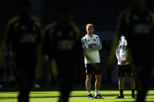 Head coach Graham Potter of the Swedish national football