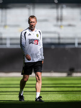 Head coach Graham Potter of the Swedish national football