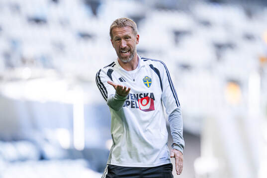 Head coach Graham Potter of the Swedish national football