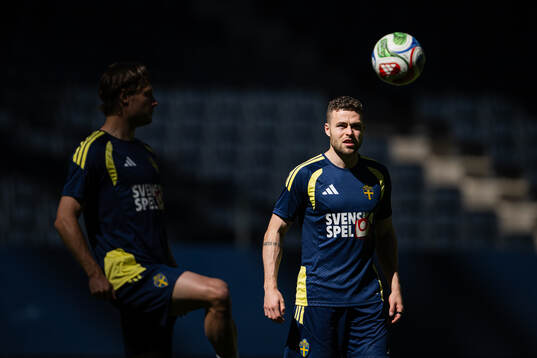 Gabriel Gudmundsson of the Swedish national football team