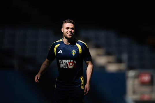 Gabriel Gudmundsson of the Swedish national football team