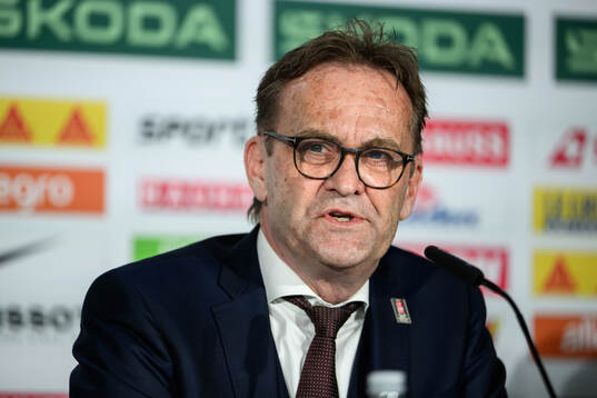 IIHF Vice president Henrik Bach Nielsen at an