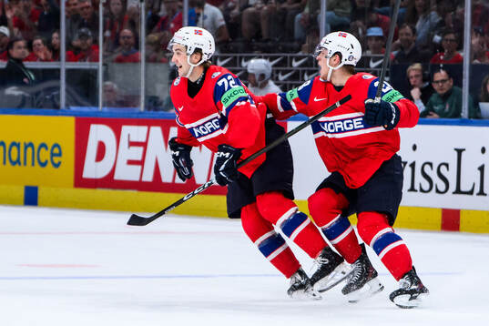 Stian Solberg of Norway celebrates
