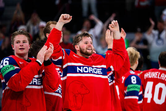Emilio Pettersen of Norway celebrates