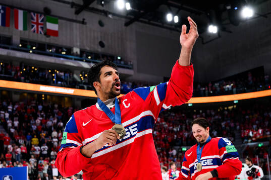 Andreas Martinsen of Norway celebrates