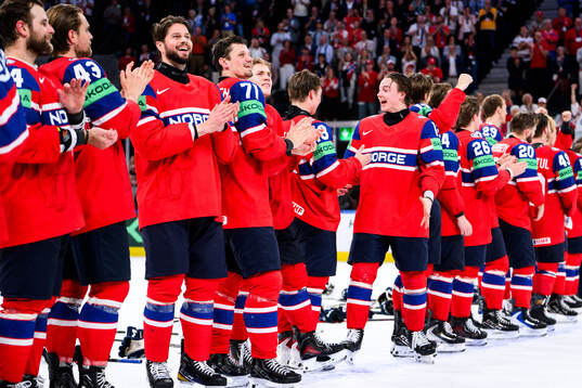 Noah Steen of Norway celebrates